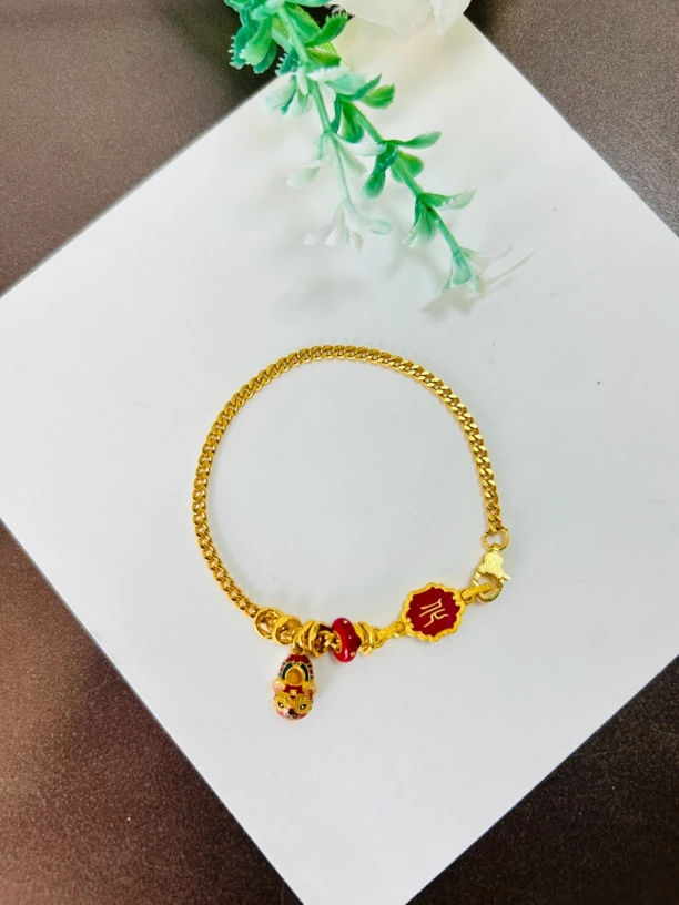 足金饰品手串 9.2克