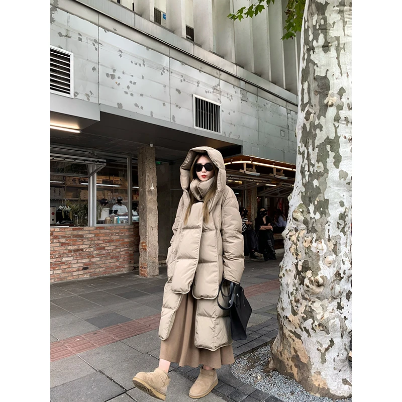 小君君布兰妮 冬日保暖挂 /一件过冬大被子围巾羽绒服新色回归