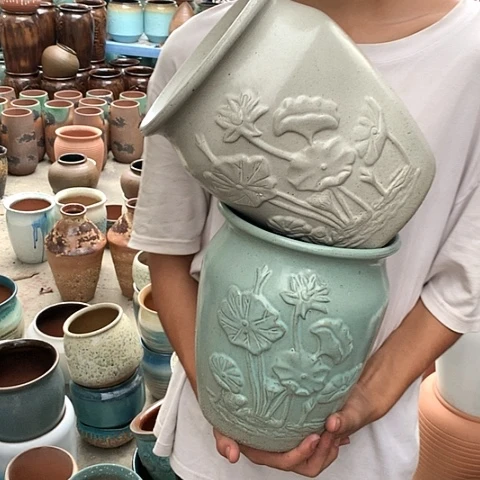 红陶20CM（含）-50CM（不含）高度24口19
