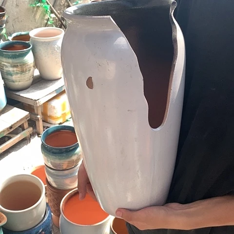 红陶20CM（含）-50CM（不含）瑕疵高40口20