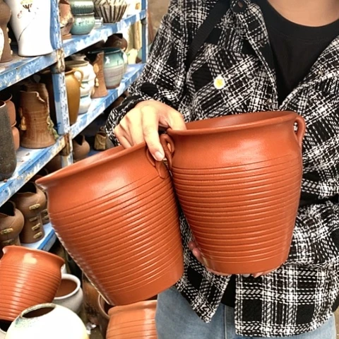 红陶20CM（含）-50CM（不含）高度22口径19