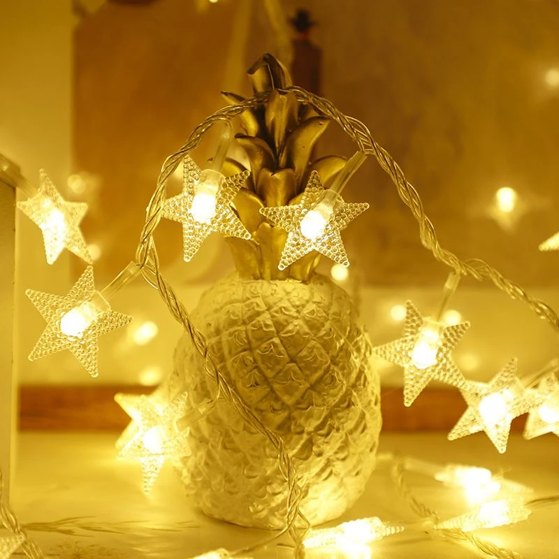 LED小彩灯星星灯少女心网红灯装饰灯卧室圣诞宿舍串灯闪灯氛围灯