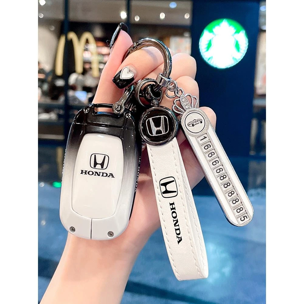 适用于本田思域钥匙套专用十一代汽车内装饰用品十代高级感壳扣包