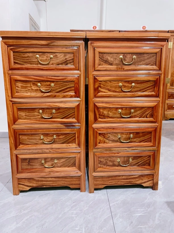 【得益香樟木】香樟木老料小五斗柜 储物柜 客厅收纳柜 新中式斗柜