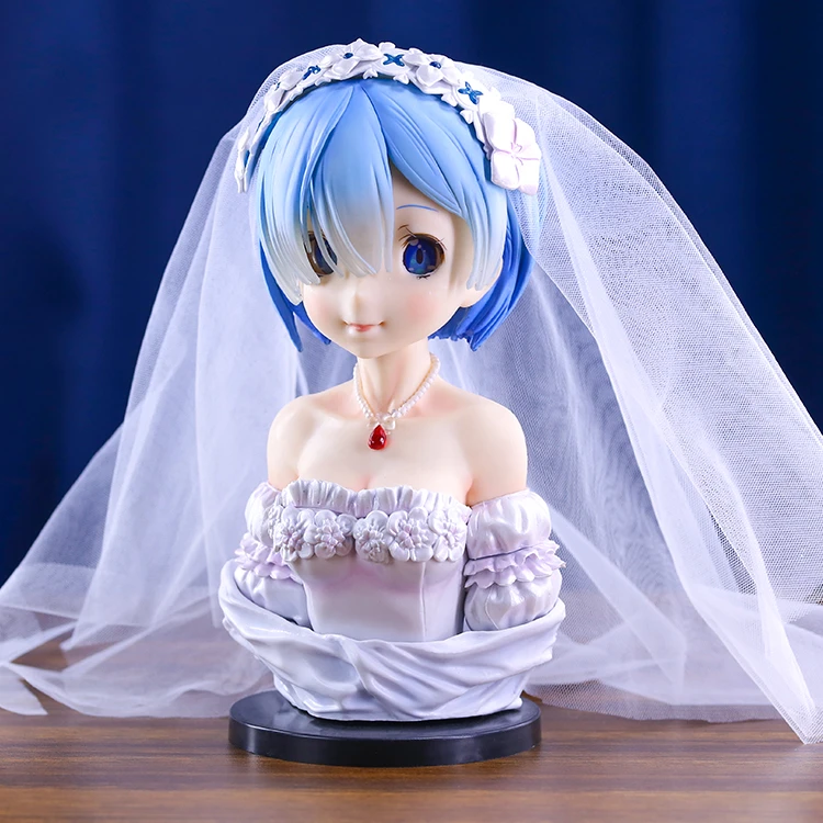 从零开始的异世界生活Re:Zero 婚纱蕾姆半身像手办雷姆摆件