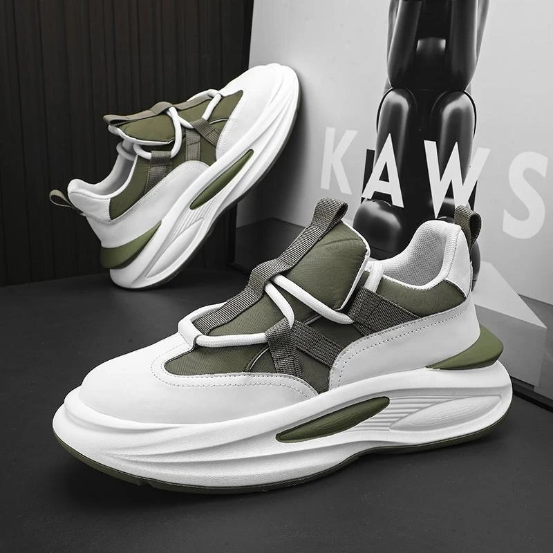 【小扬直播推荐】2023秋欧洲百搭男鞋高端网红内增高运动休闲厚底潮