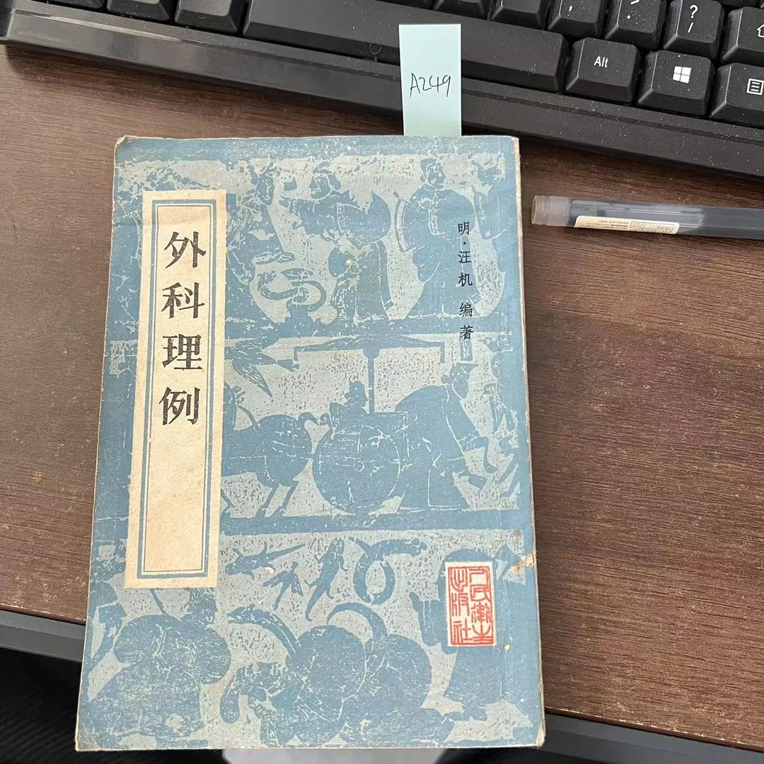85新  外科理例  汪机  编著 1984年  老版旧书  A249