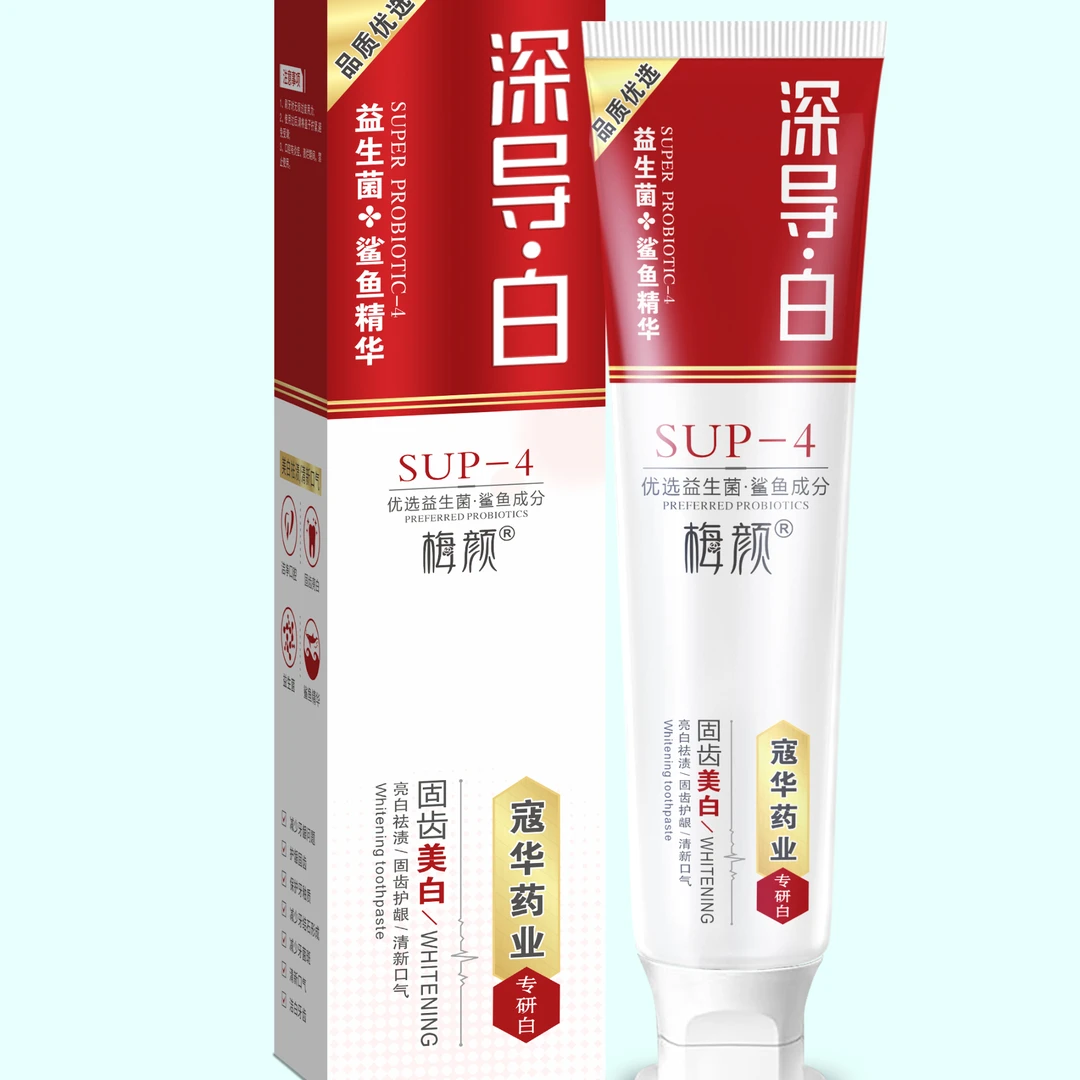 【润润】梅颜固齿美白牙膏