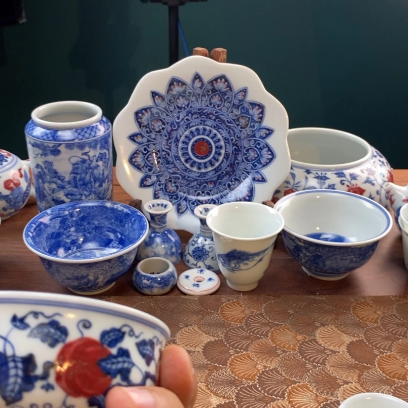 【闪购商品】瓷杯花****安景德镇