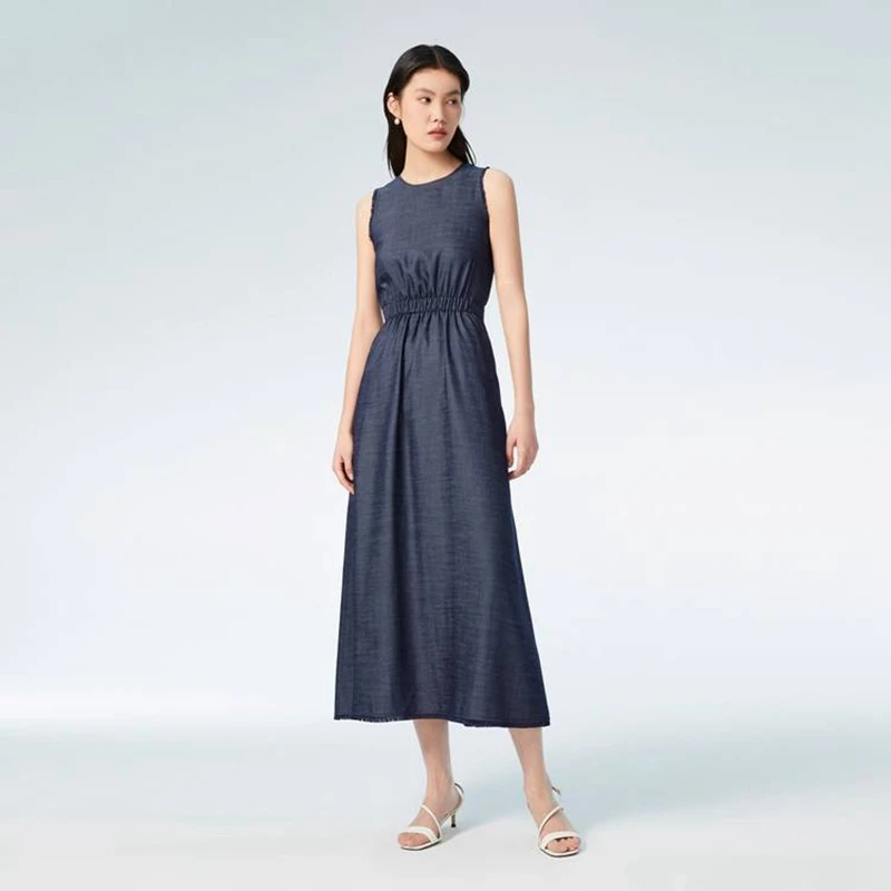 OVV春夏新款女无袖连衣裙GQLWJ23006A