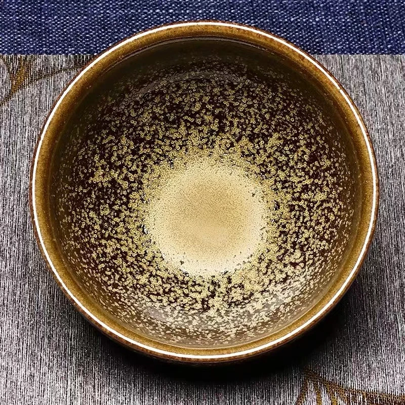 建盏花月夜主人杯陶瓷