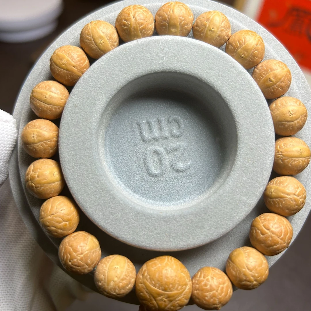 尼泊尔凤眼菩提，球圆手持手串，12mm