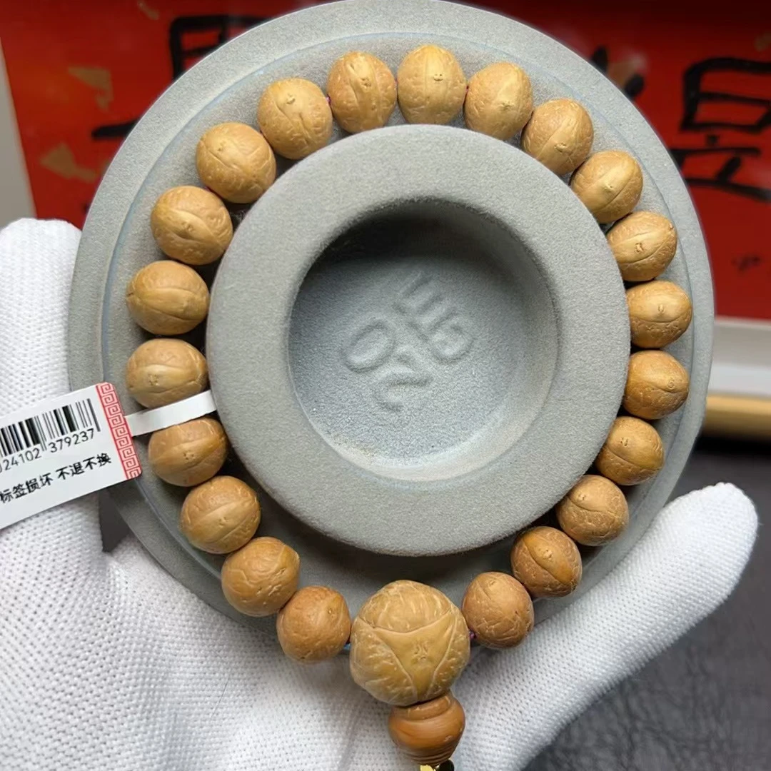 尼泊尔凤眼菩提 飞碟桩型 单仓铁籽12mm