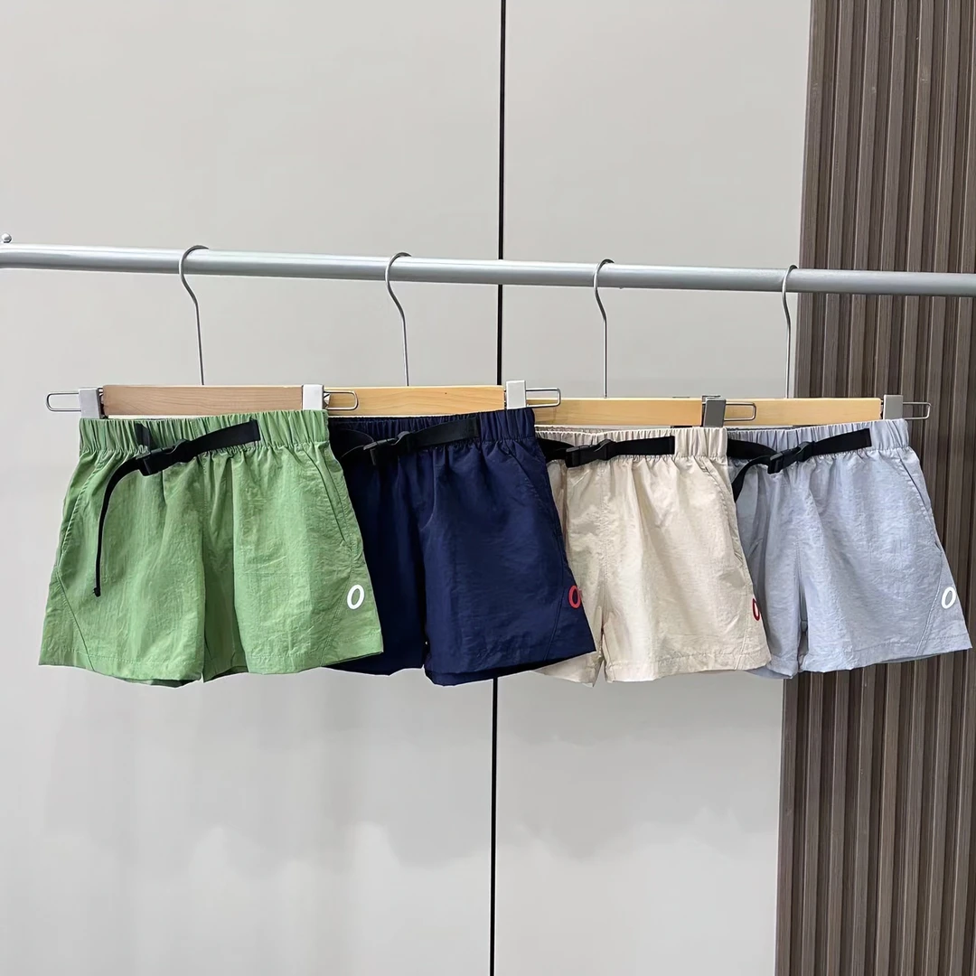 24夏款轻量梭织速干儿童运动腰带短裤男女童中大童吸汗透气工装裤