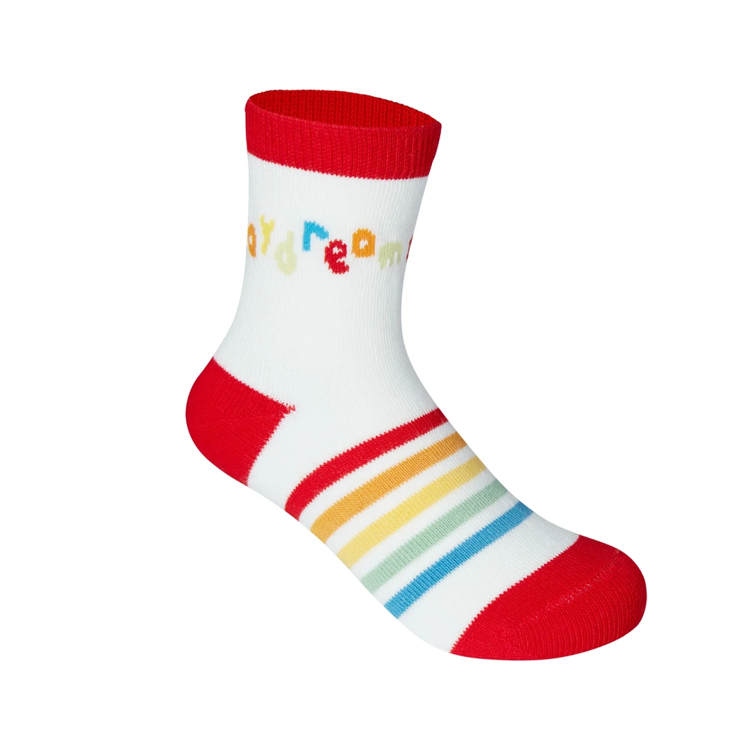 爱慕儿童彩虹提花袜子