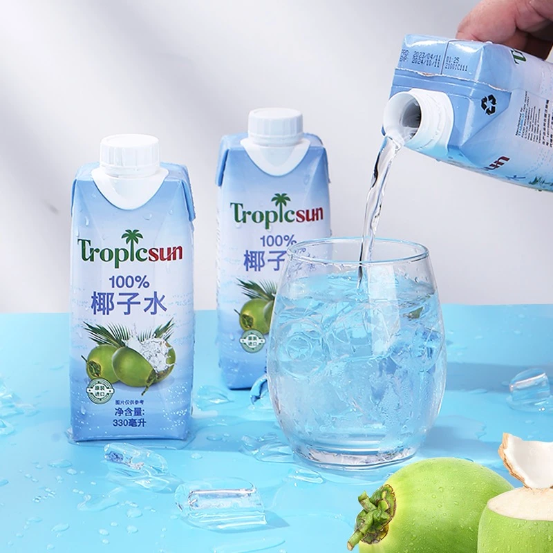 tropicsun越南进口100%椰子水330ml（12瓶）