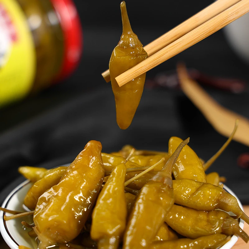 小米辣泡椒野山椒椒泡椒凤爪新鲜瓶装酸辣300克即食香辣炒菜辣椒