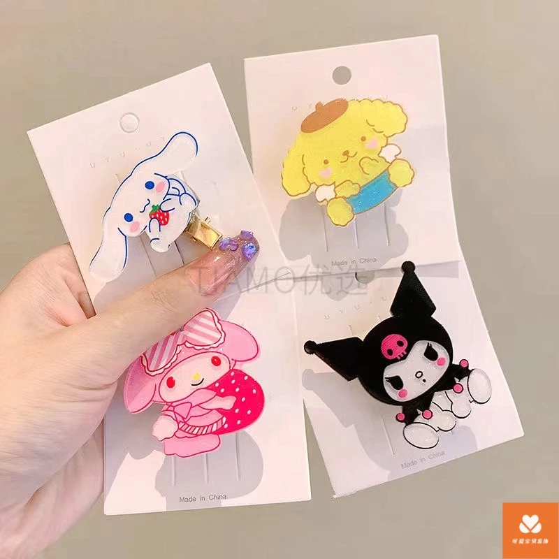 发光发夹三丽鸥可爱发光发卡夹子变色学生发饰网红ins日系少女心