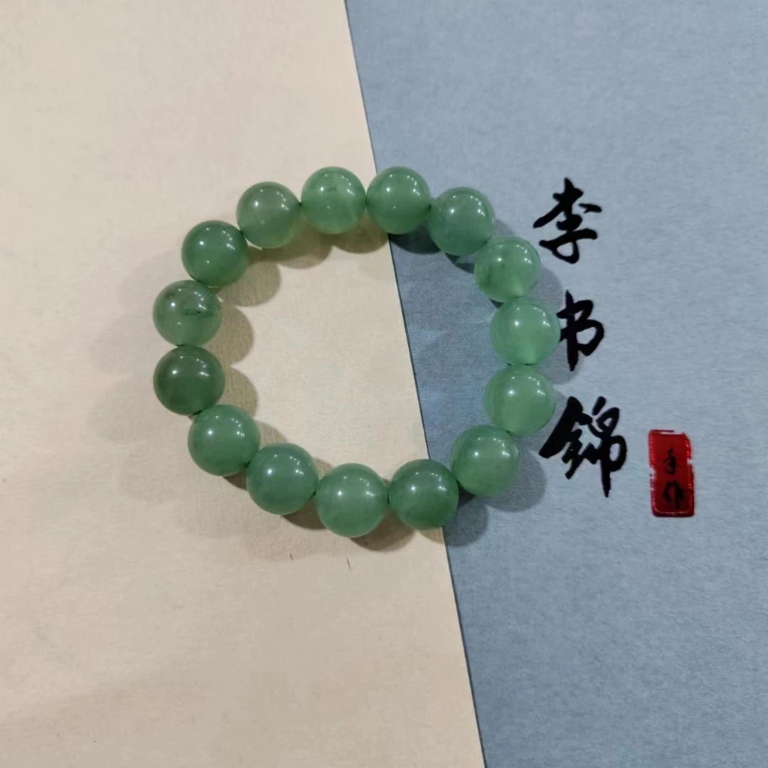 李书锦保真天然东陵玉手串卡10左右 多样性发货