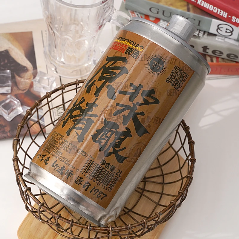 罗森桥原浆精酿2L*6罐全麦酿造整箱装