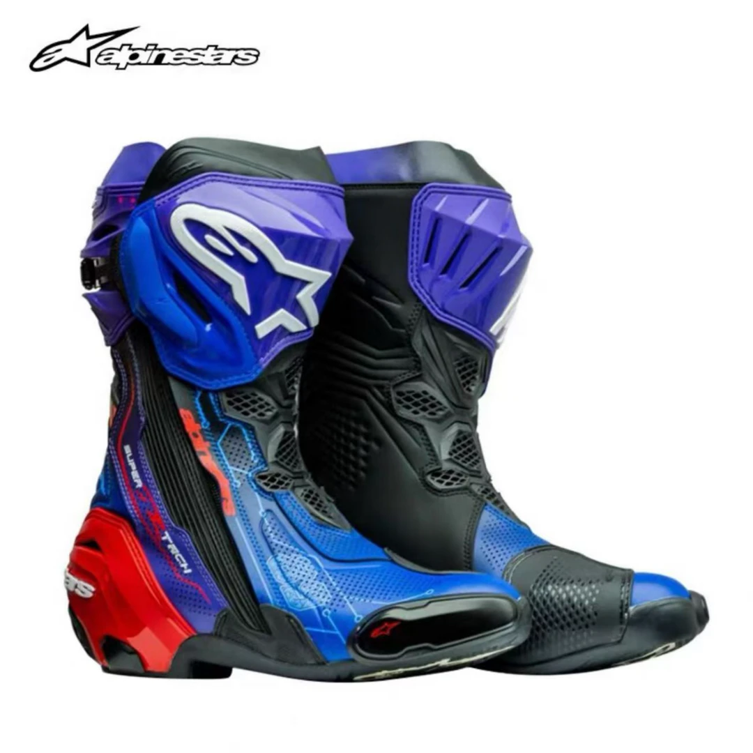 a星alpinestars专业赛道靴富士山SUPERTECH R骑行靴竞技机车靴男