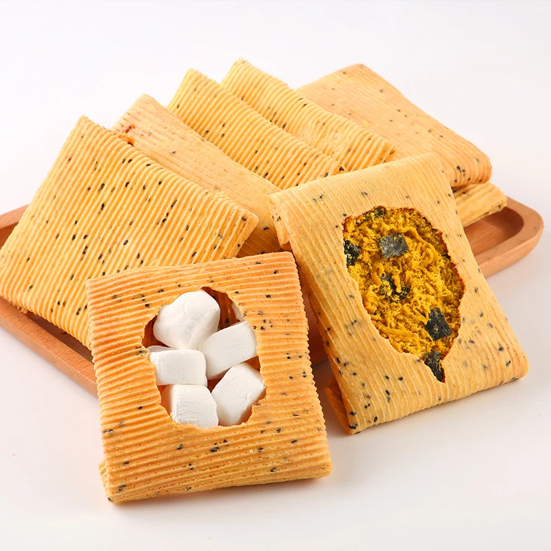 休闲食品饼干解馋点心酥脆香脆棉花糖蛋卷网红糕点肉松海苔卷零食