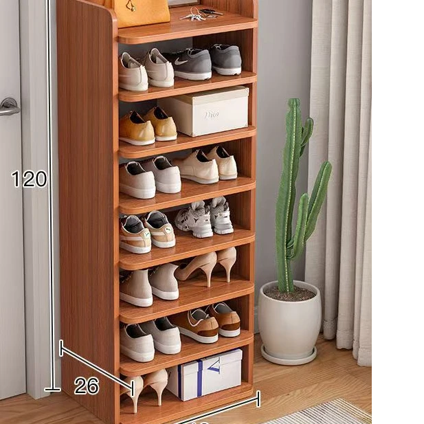 多层鞋架门口阳台收纳省空间小窄鞋架8层   42*26*120·