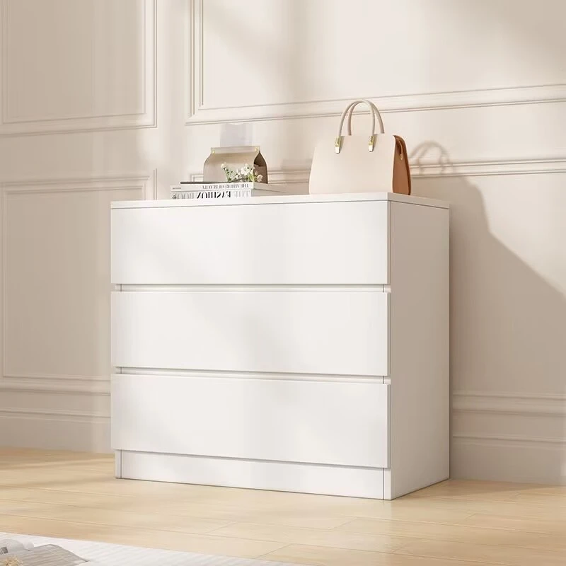 斗柜  C52三抽  暖白色     60*40*70