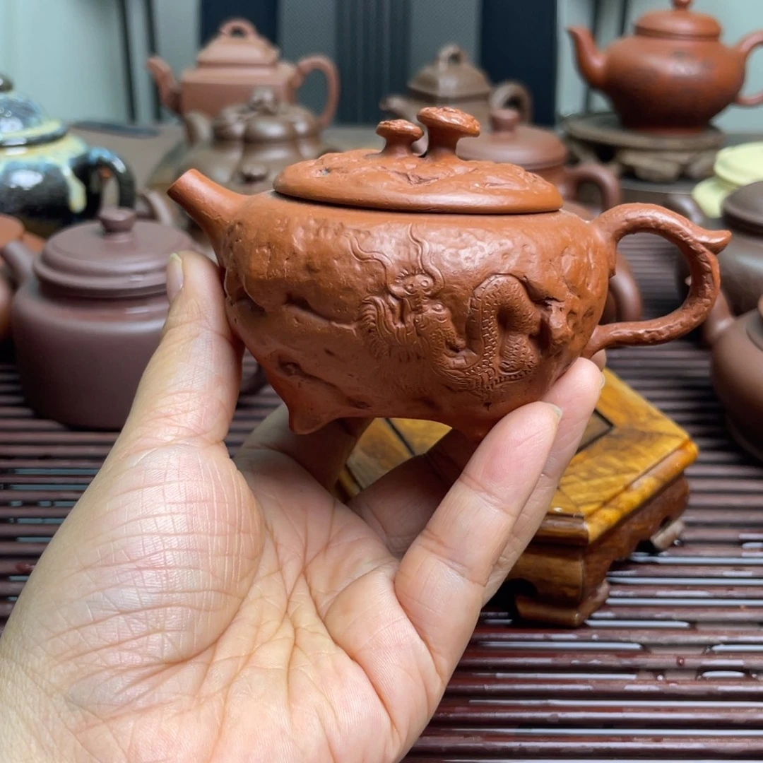 紫砂茶壶原矿紫砂供春120