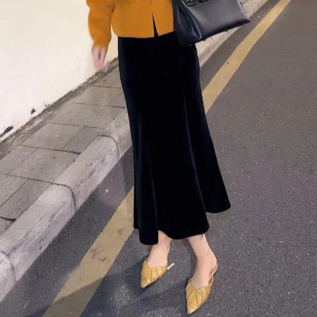 气质显瘦鱼尾裙 加绒款