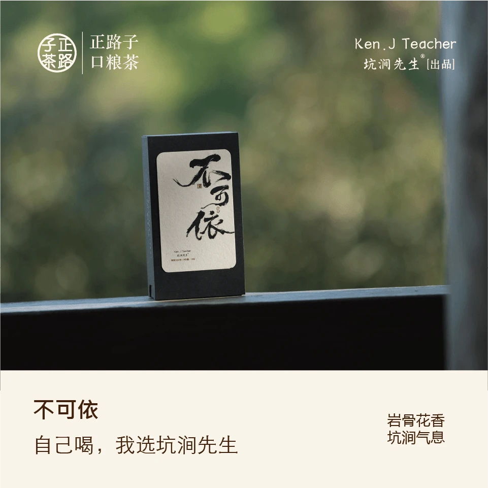 坑涧先生【不可依 • 银奖大红袍】武夷岩茶春茶清晰度岩韵乌龙茶4泡