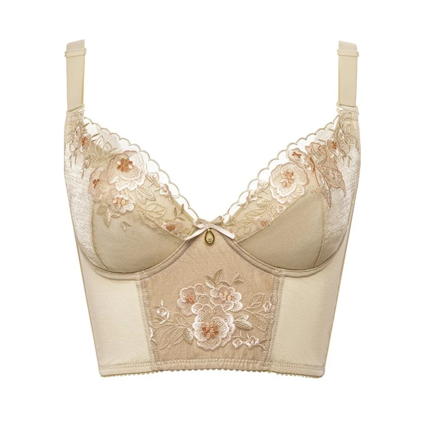 新款蝴蝶【长文胸】身材管理器体雕衣背夹女背心美体内衣