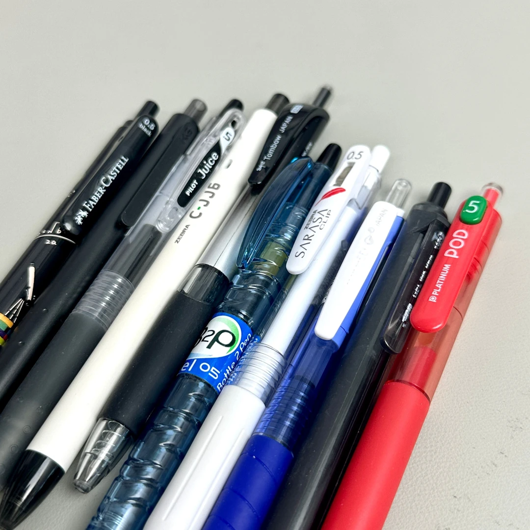 【按动全家桶】日本进口斑马百乐派通樱宫多品牌刷题8黑1红1蓝0.5mm