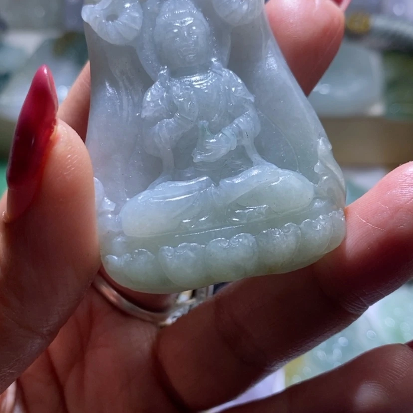 【闪购商品】定制翡翠未镶嵌普贤