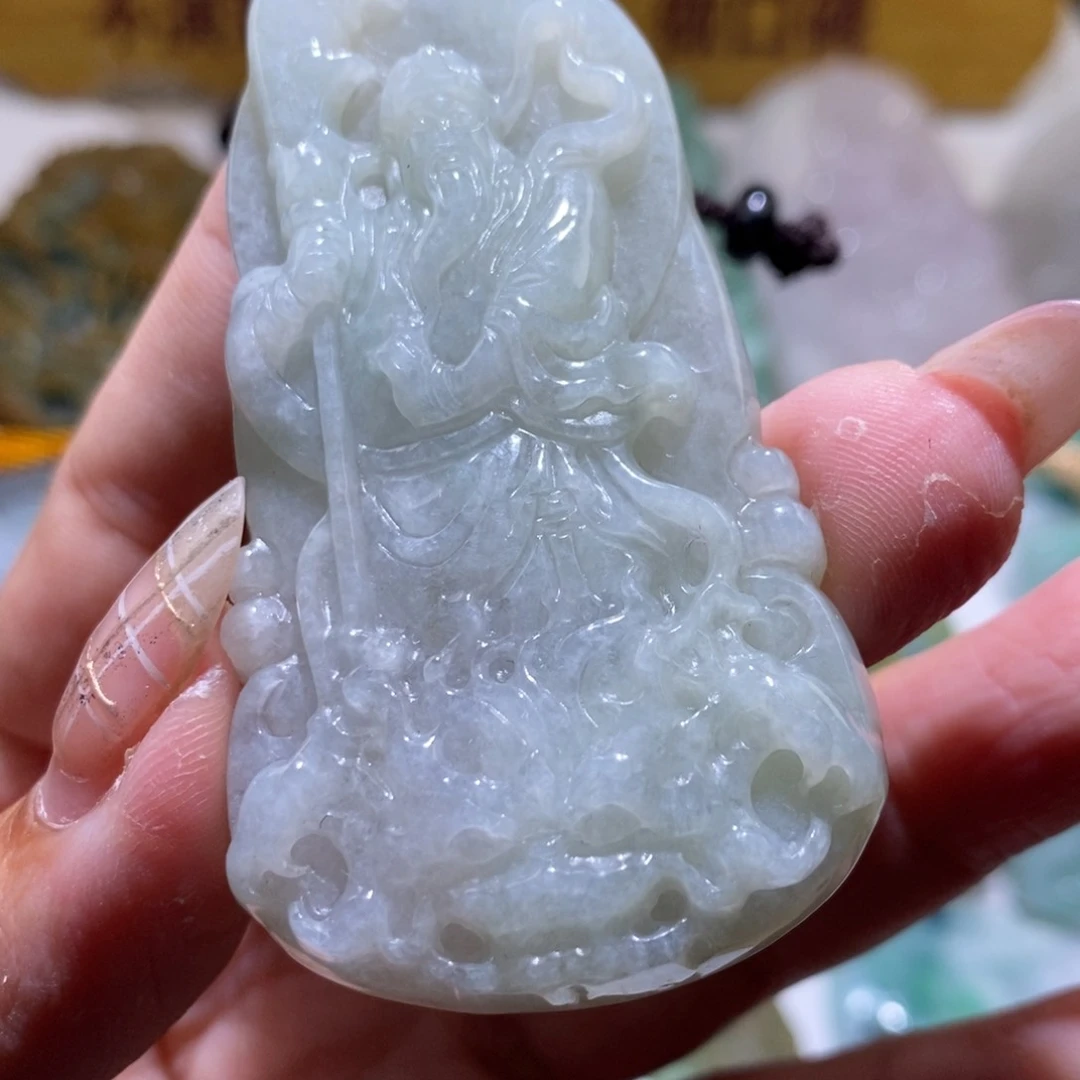 【闪购商品】翡翠颈饰未镶嵌关公