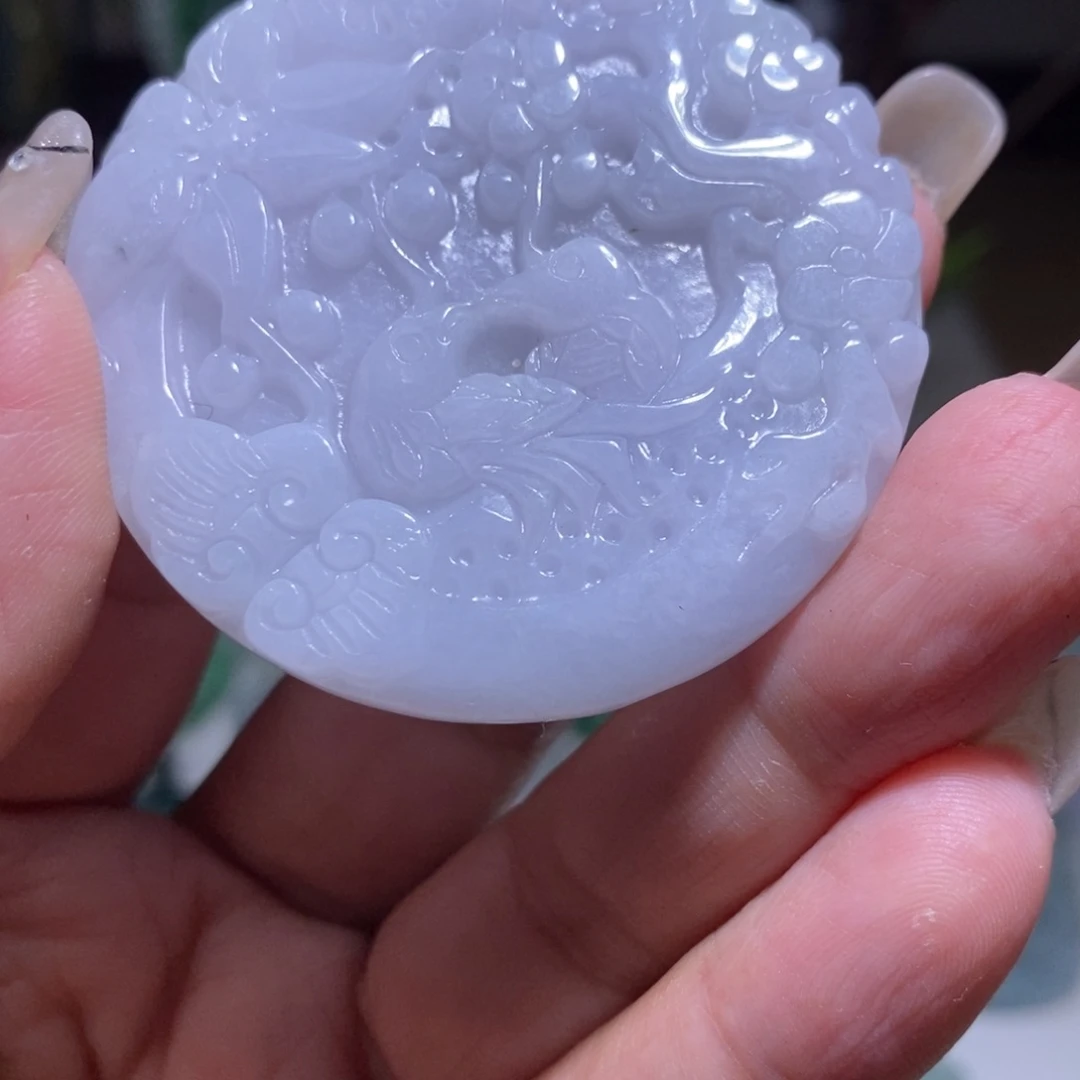 【闪购商品】翡翠颈饰未镶嵌喜上眉梢