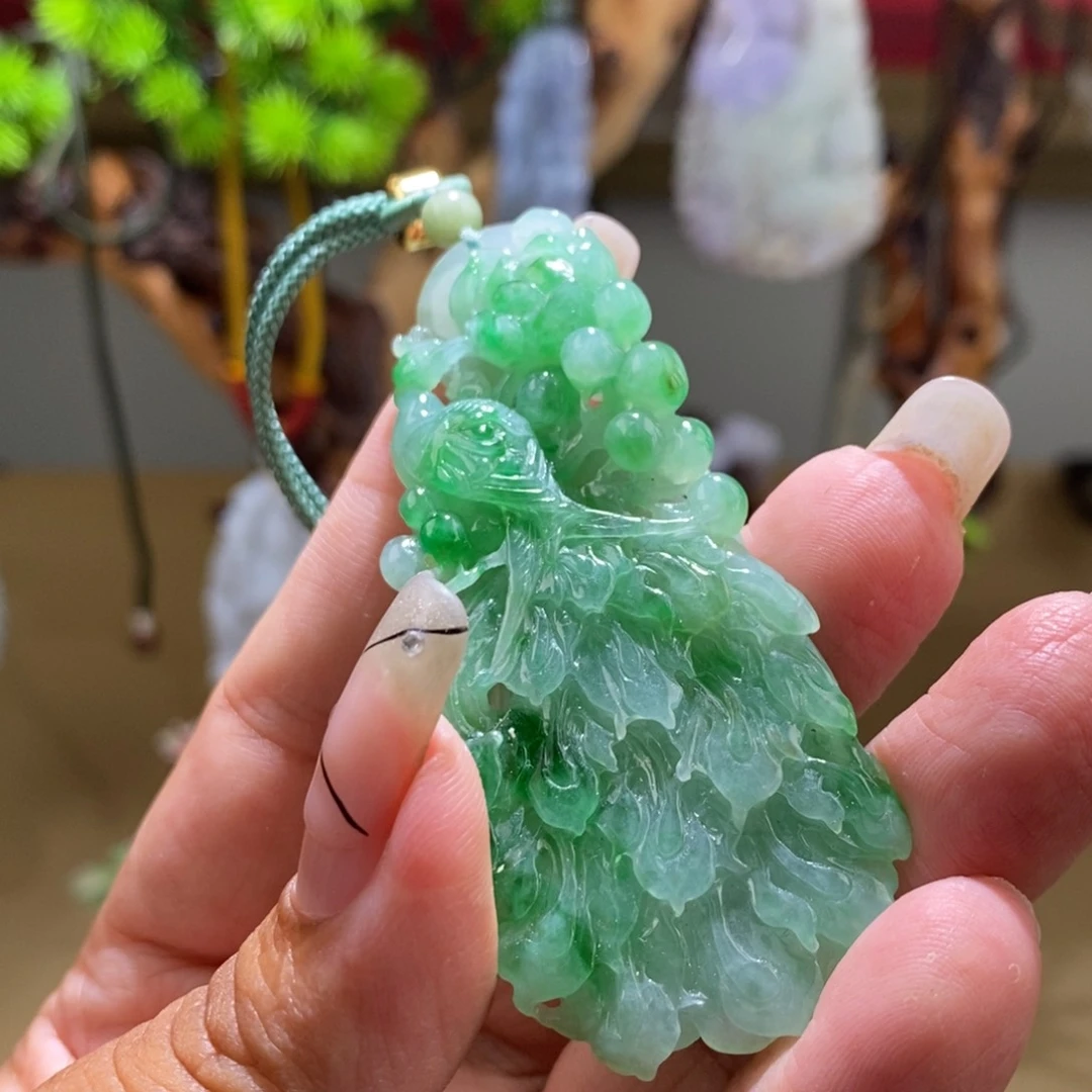 【闪购商品】翡翠颈饰未镶嵌凤凰
