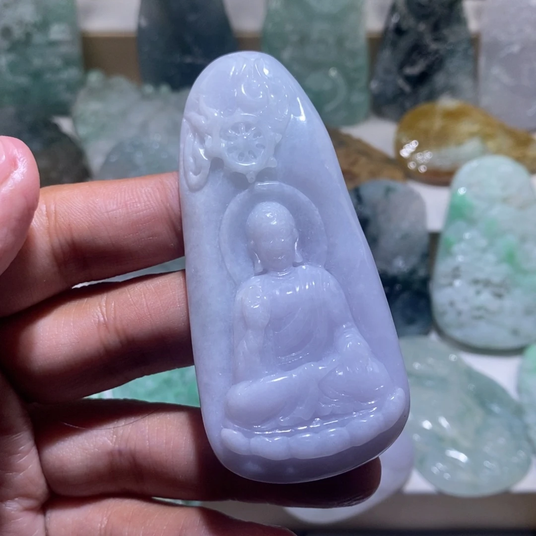 翡翠颈饰未镶嵌阿米