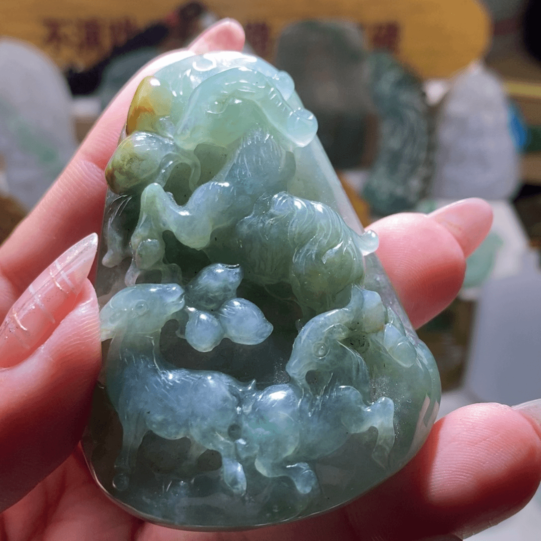 【闪购商品】翡翠颈饰未镶嵌羊