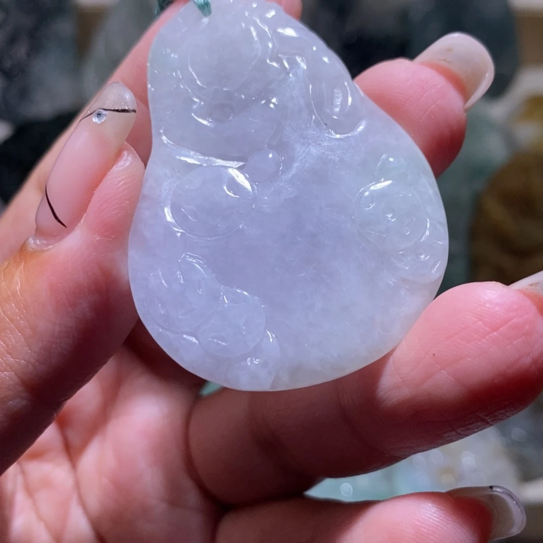 【闪购商品】翡翠颈饰未镶嵌螃蟹
