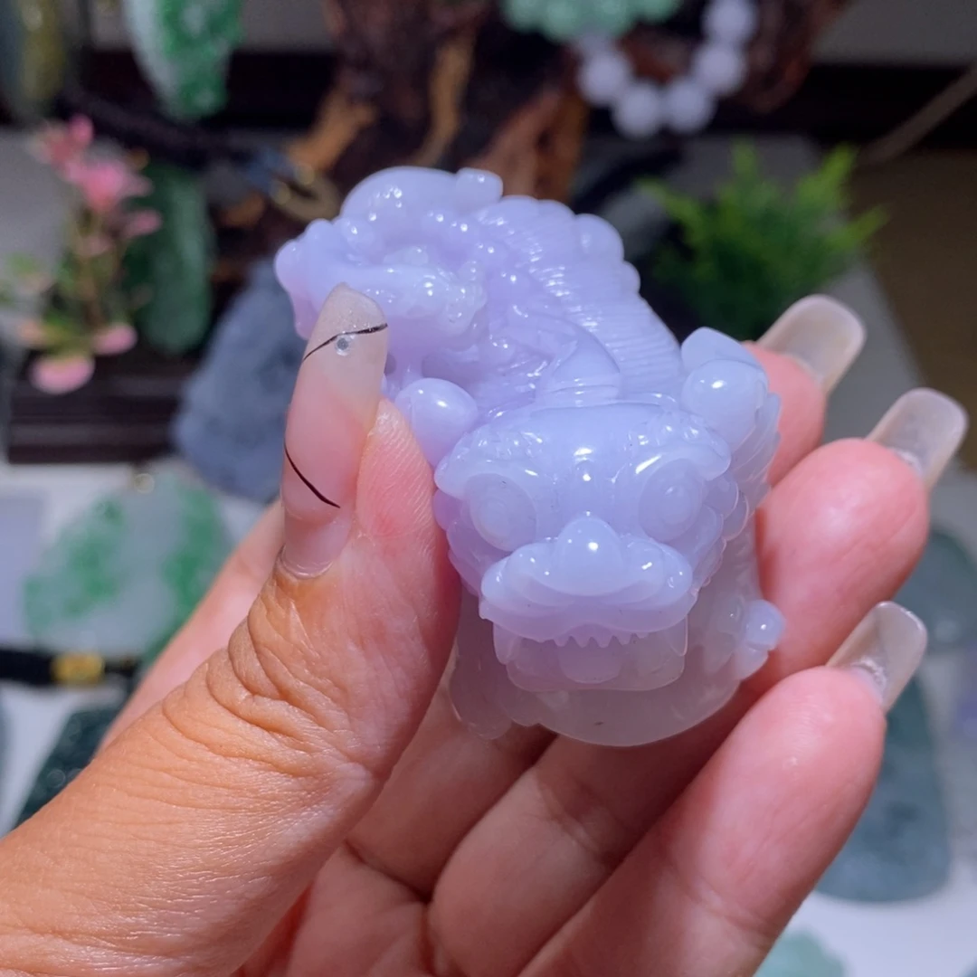 【闪购商品】翡翠颈饰未镶嵌貔貅