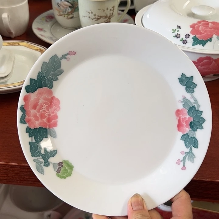高温釉下细白瓷20厘米微瑕