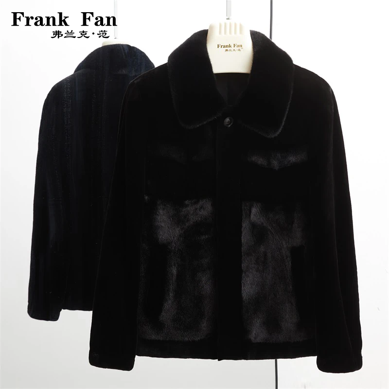 弗兰克·范2099“金牌貂绒+宝嘉美”翻领外套貂皮整貂男装【线下同款】