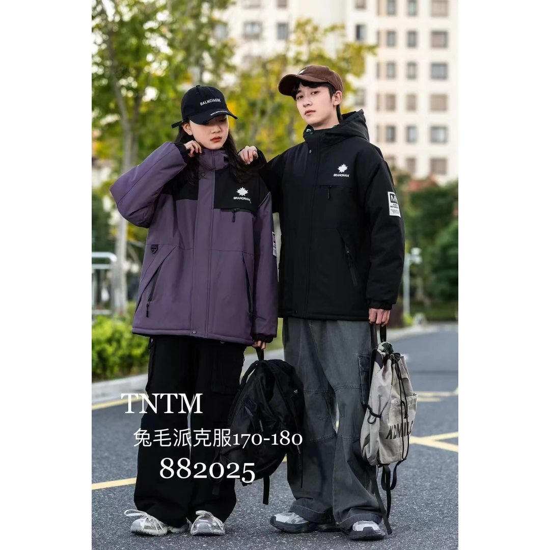 【882025-黑】青少年潮品派克服