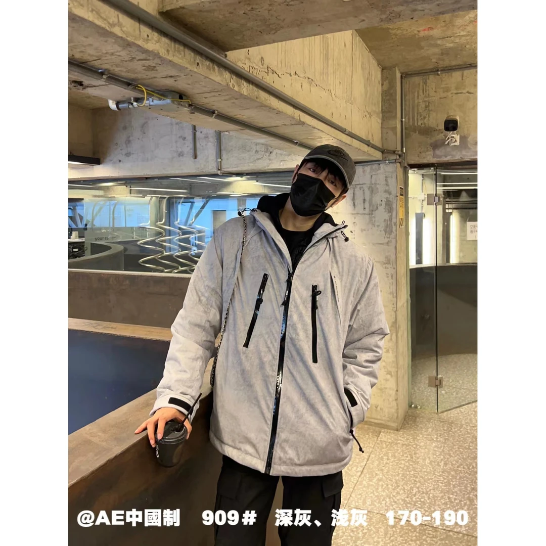 【FW909-灰色】青少年外套棉服