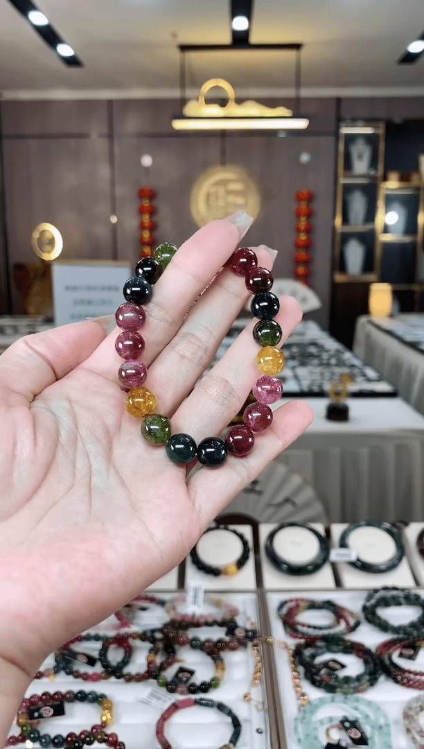 【闪购商品】碧玺单圈手串未镶嵌（多样性发一条）H