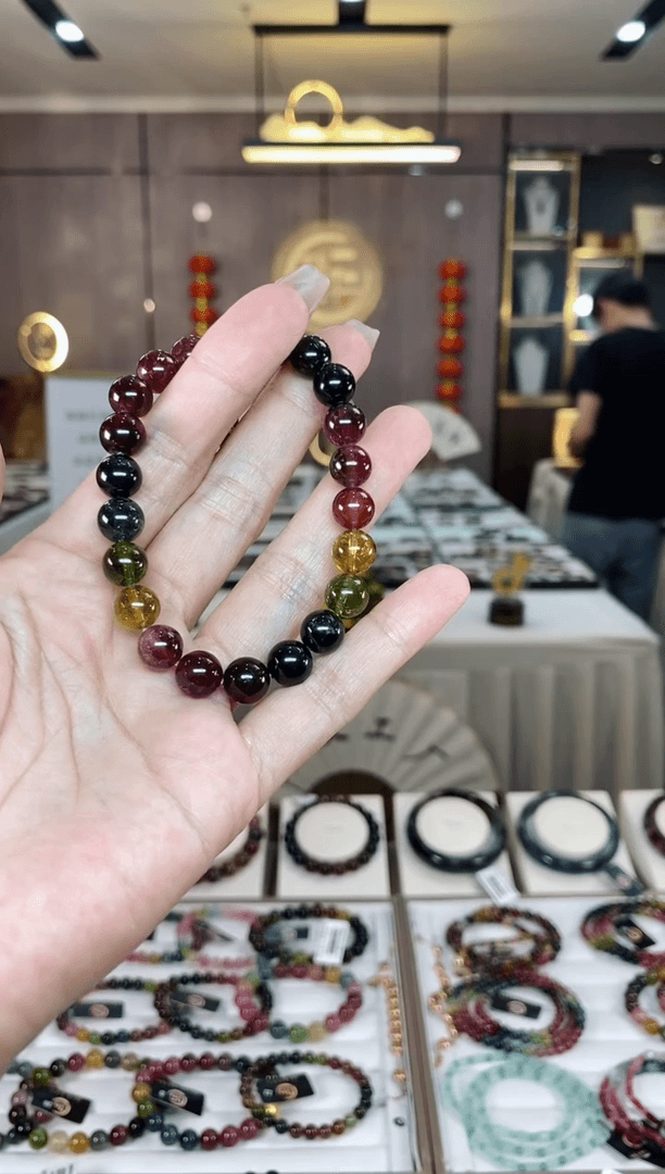 【闪购商品】碧玺单圈手串未镶嵌（多样性发一条）H