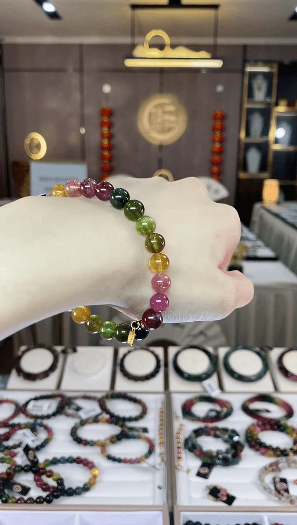 【闪购商品】碧玺单圈手串未镶嵌（多样性发一条）D