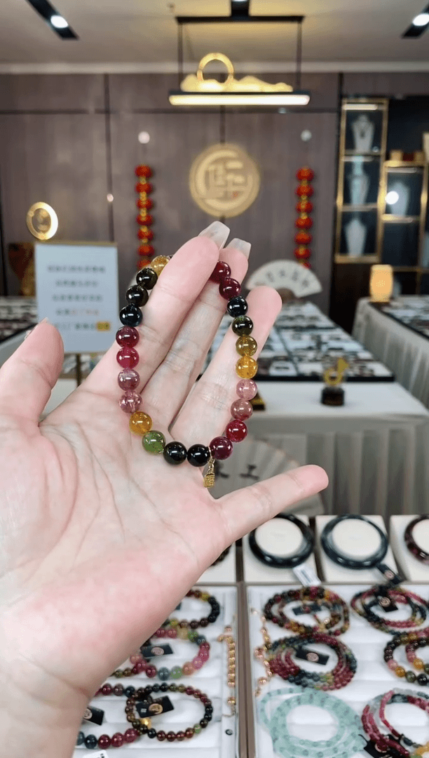 【闪购商品】碧玺单圈手串未镶嵌（多样性发一条）H