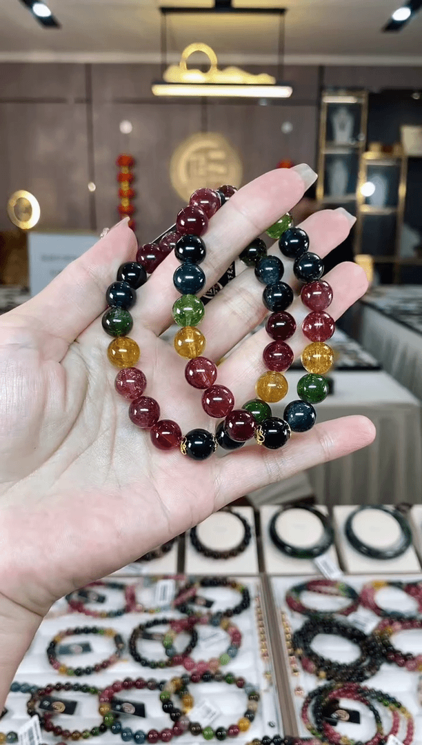 【闪购商品】碧玺单圈手串未镶嵌（多样性发一条）H